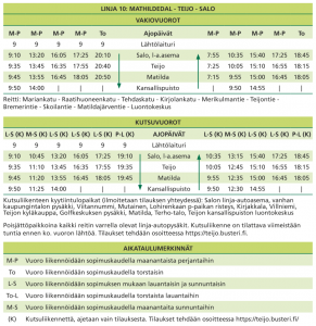 Kulje bussilla kesälläkin!