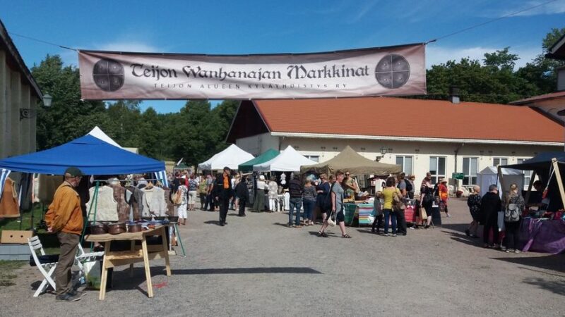 Teijon Wanhanajan Markkinat tuttuun tapaan elokuussa!