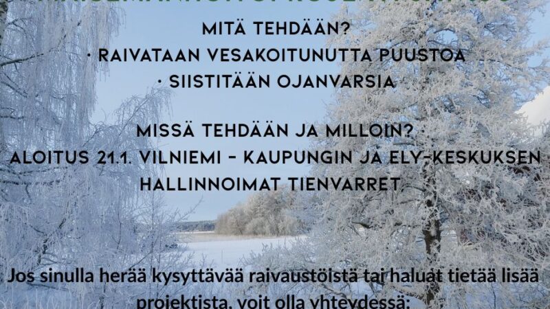 Teijon Ruukkikylien maisemahoitoprojekti jatkuu